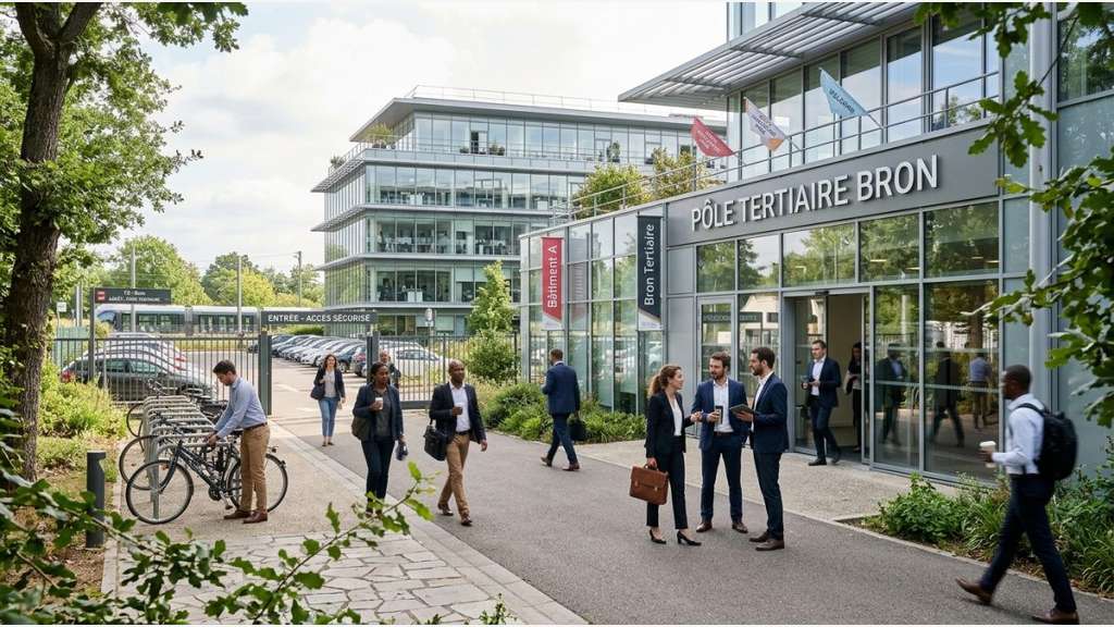 Vente plateau bureaux neufs de 622.50m² à Bron