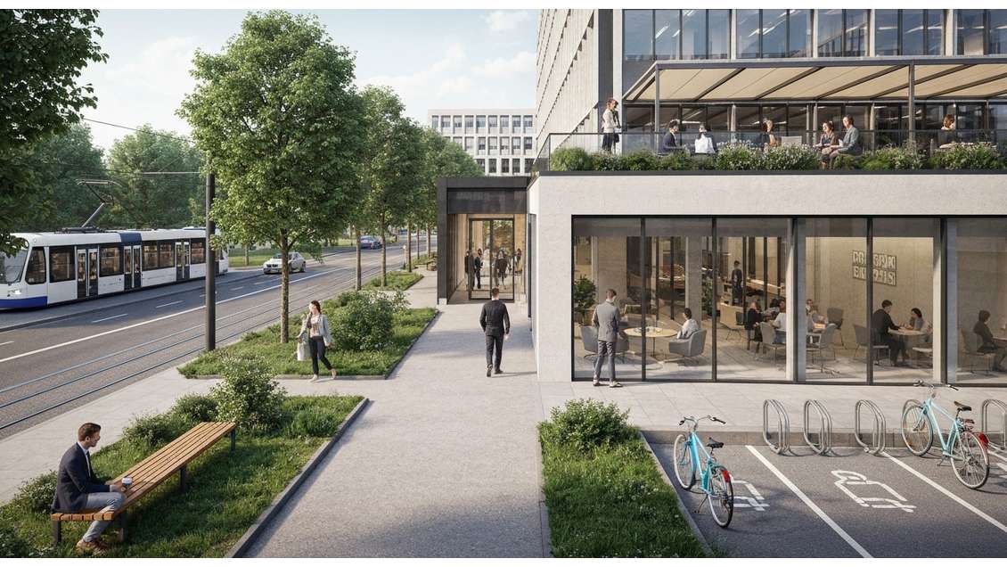 Vente plateau bureaux neufs de 622.50m² à Bron