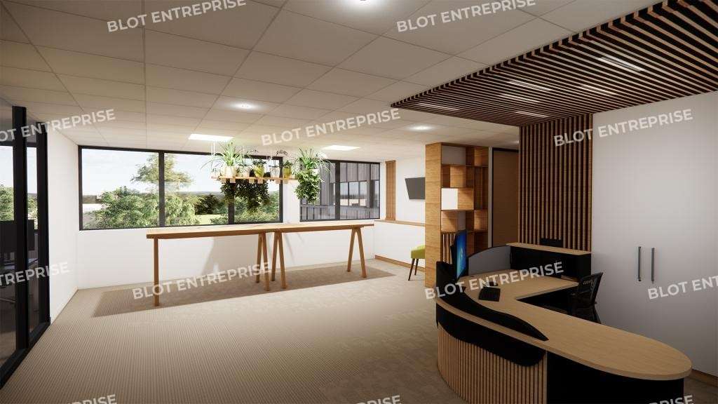 A vendre bureaux neufs divisibles 2 521m² à Bruz
