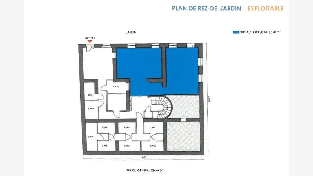 À vendre bureaux de 70 à 210m² à Buzancy