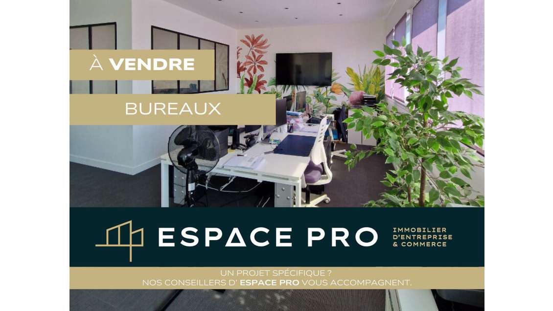 AV bureaux de standing 65m² au Nord de Caen