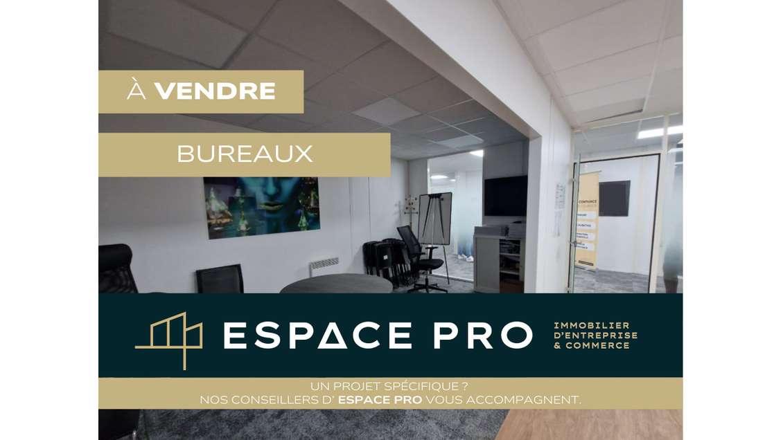 Bureaux de standing 148m² RDC à vendre à Caen Nord