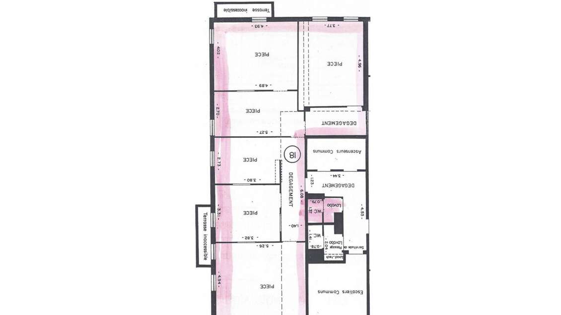 Vente bureaux 118m² à Cergy Préfecture