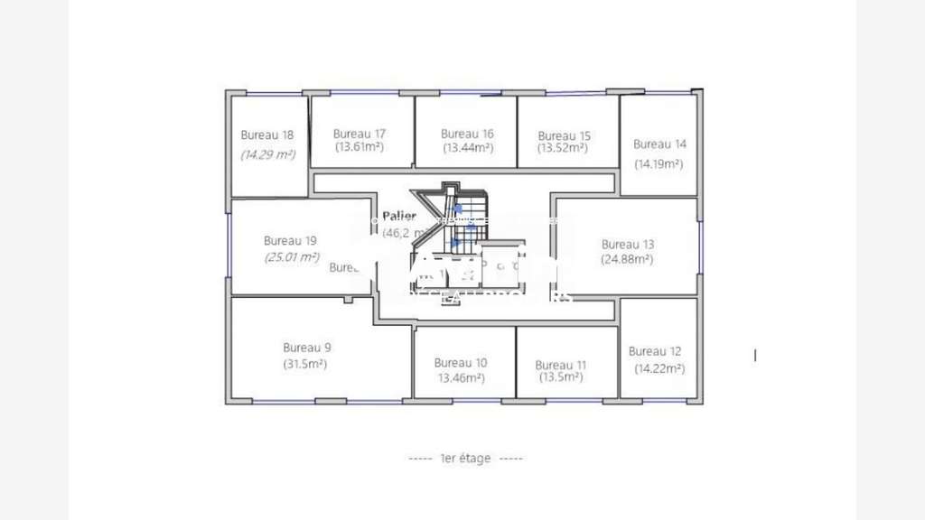 Bureaux à vendre 744m² à Challes-les-Eaux