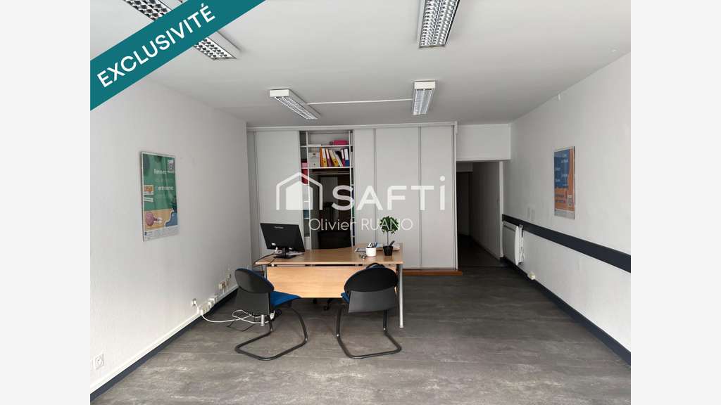 Vente bureaux rénovés 102m² à Châteauroux