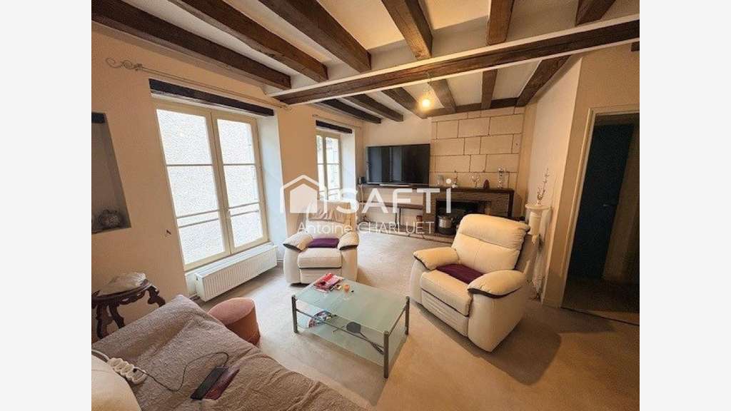 AV bureau 60m² + appartement Châtillon-sur-Indre