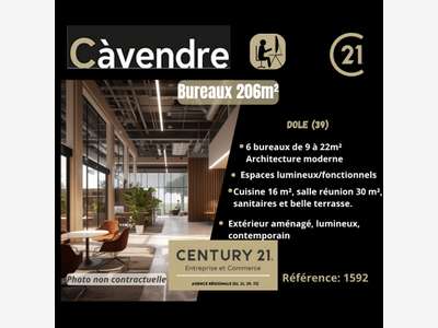 Bureaux à vendre 208m² à Dole