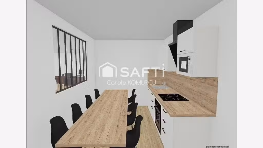 Bureau plateau 184m² PMR avec ascenseur à Achères 