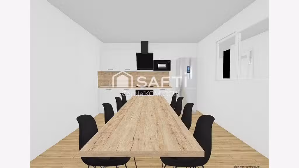 Bureau plateau 184m² PMR avec ascenseur à Achères 