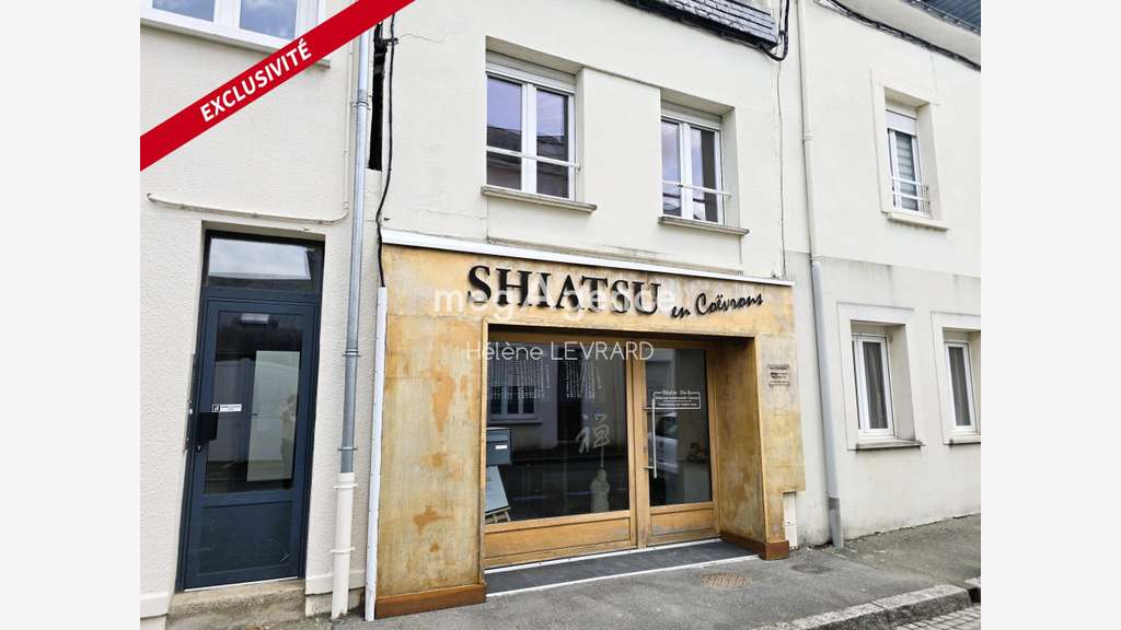 Vente immeuble de 95m² centre-ville d'Evron