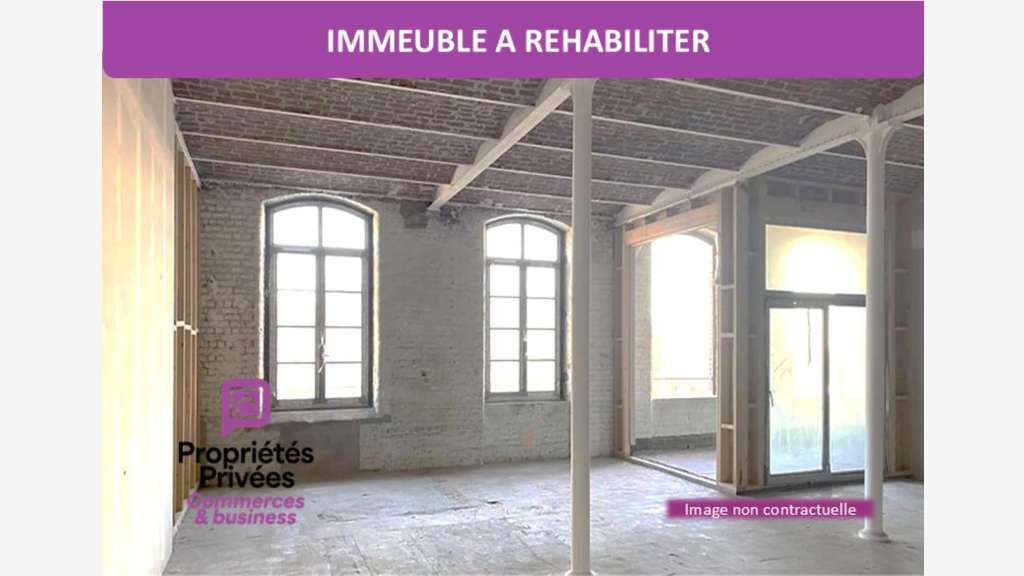 Vente immeuble de 4000m² vue port à Fécamp