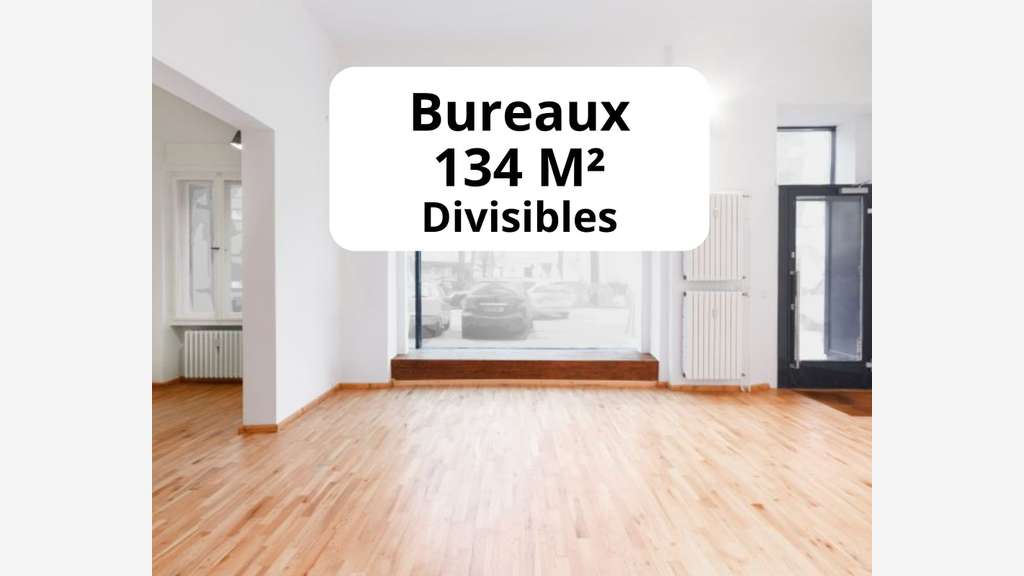 AV bureaux 134m² divisibles accessibles PMR Grasse