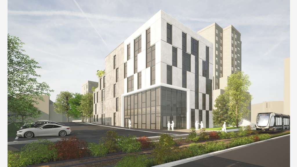 Vente bureaux neufs au pied du tramway de Caen