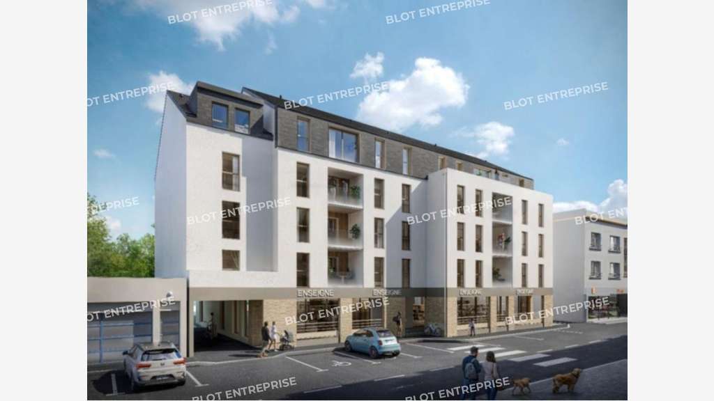 A vendre local neuf 227m² à Landerneau centre