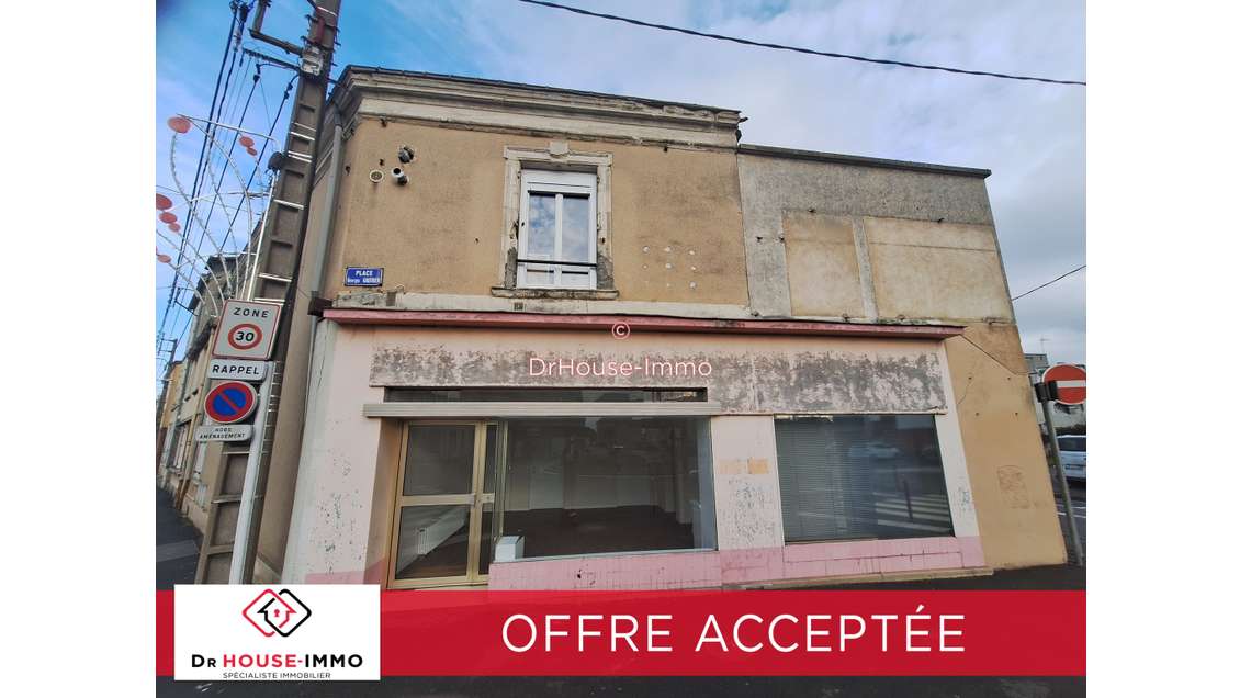 Vente local professionnel de 91m² gare Sud Le Mans