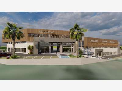 Vente bureaux 509m² R+1 aux Abymes Dothemare
