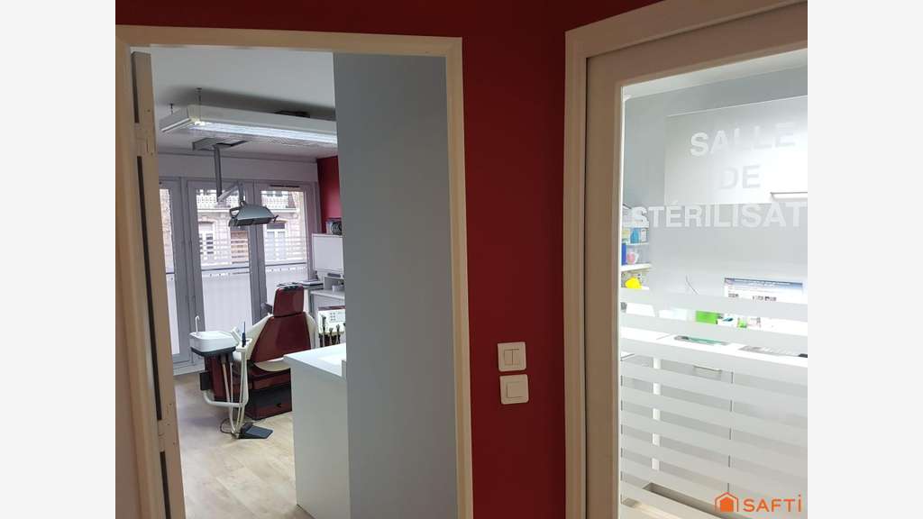Vente bureaux cabinet dentaire 94m² coeur de Lille