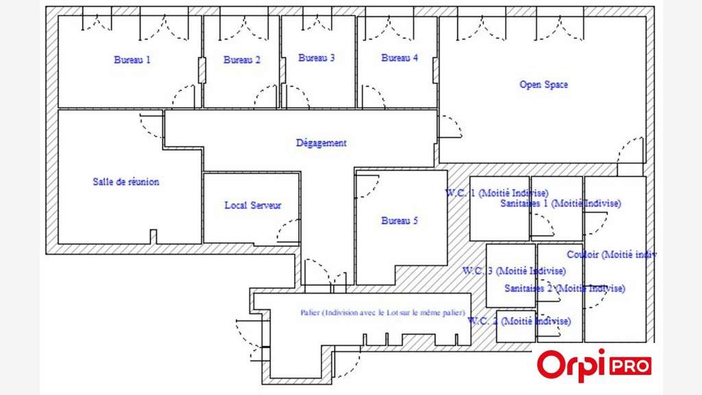 À vendre bureaux 135m² à Lyon 7e Quai du Rhône