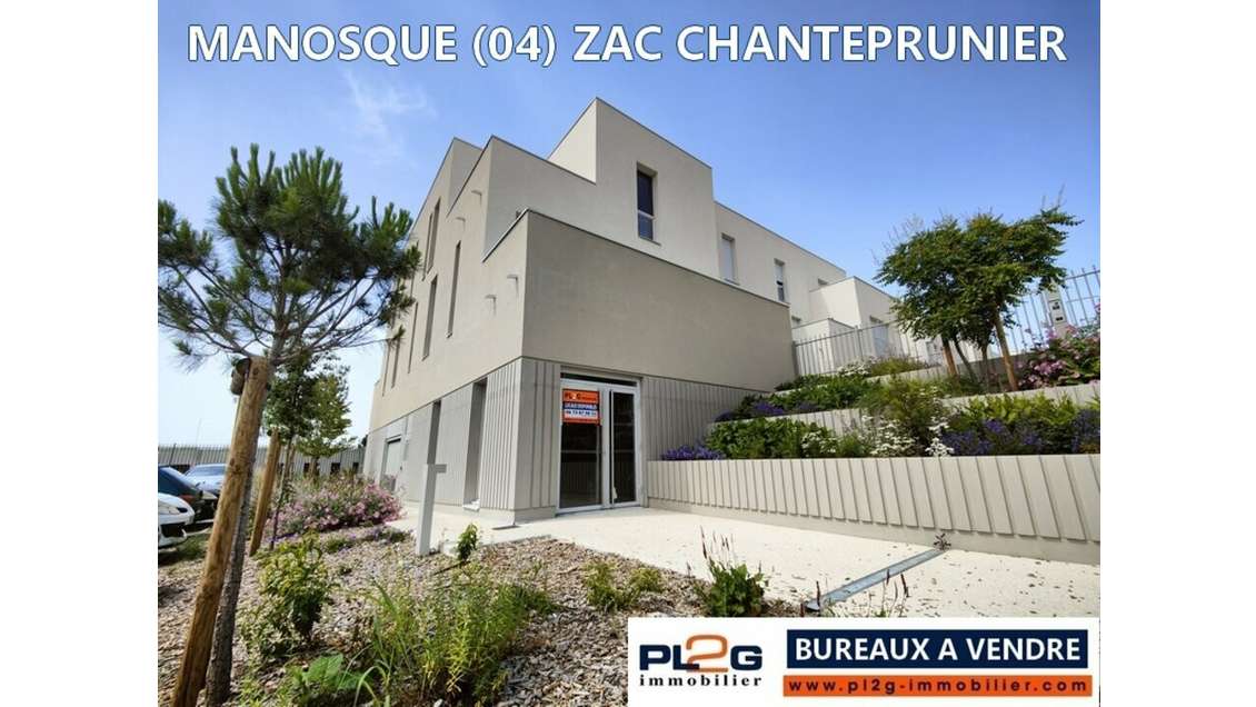 Vente bureau neuf 222m² à Manosque Chanteprunier