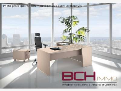 Vente bureaux lumineux, terrasse et parking
