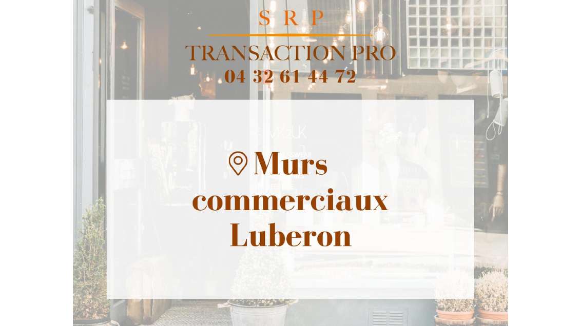 Murs commerciaux 65m² à vendre à Ménerbes