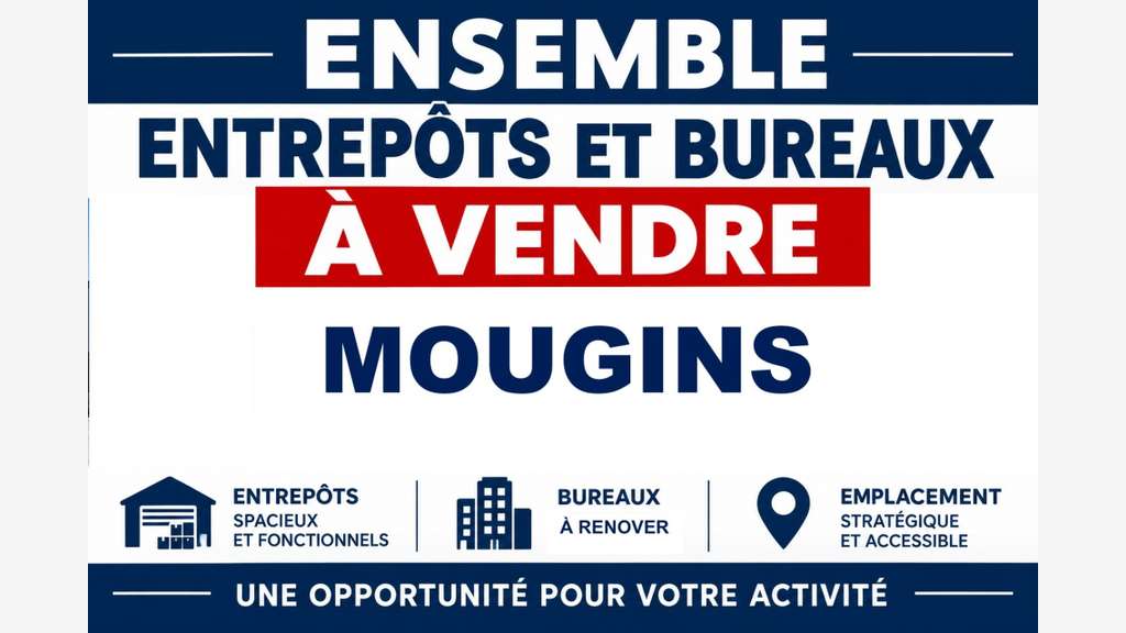 Bureaux et entrepôts 1500m² à vendre à Mougins