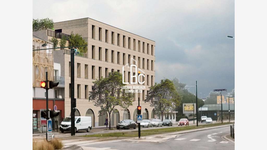AV bureaux neufs 236m² R+4 Nantes route de Vannes