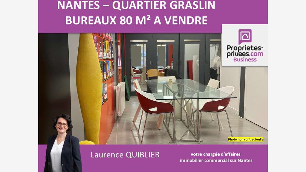 Bureaux libres 80m² à vendre à Nantes centre