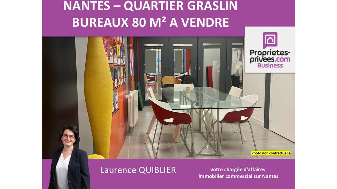 Bureaux libres 80m² à vendre à Nantes centre