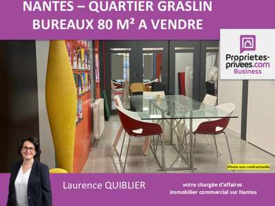 Bureaux libres 80m² à vendre à Nantes centre