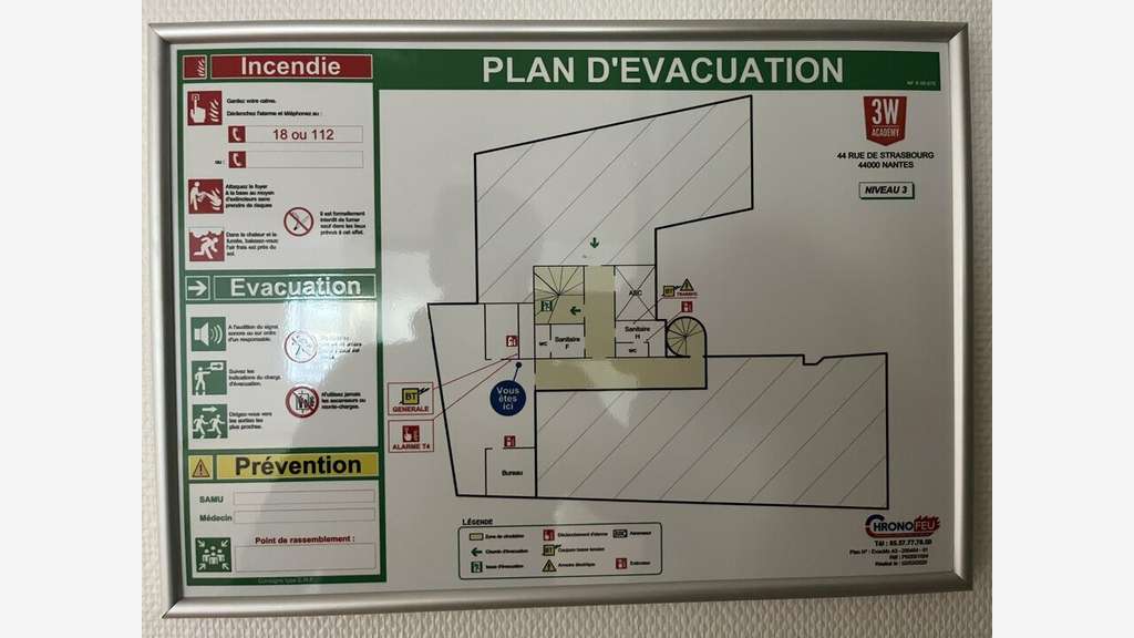 A vendre bureaux 80m² sur Nantes rue de Strasbourg