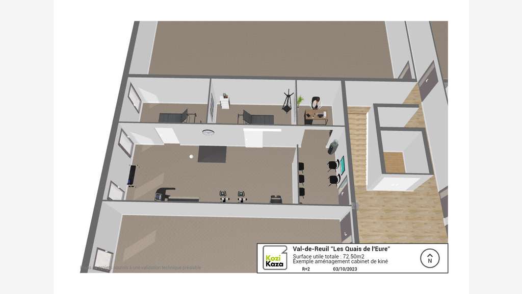 Bureaux neufs à vendre - Val-de-Reuil- Gare SNCF