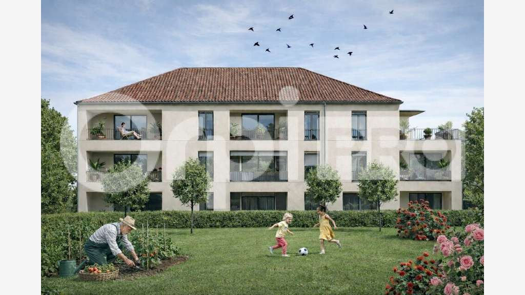 A vendre 4 pièces rez de jardin Neuville sur Saône