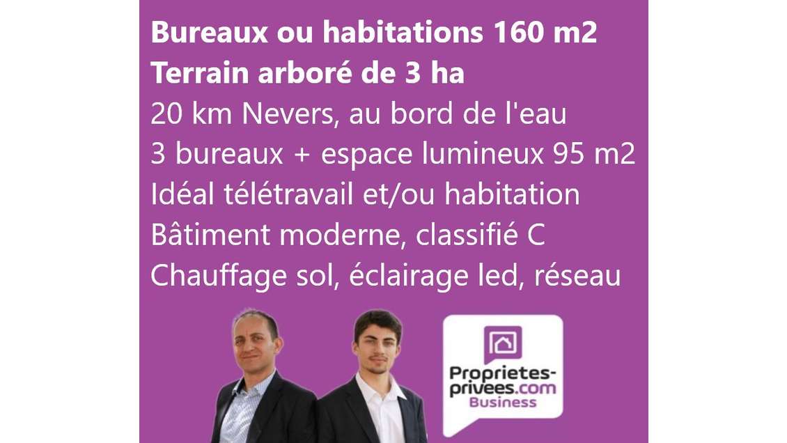 Construction atypique 160m² sur 3h² proche Nevers