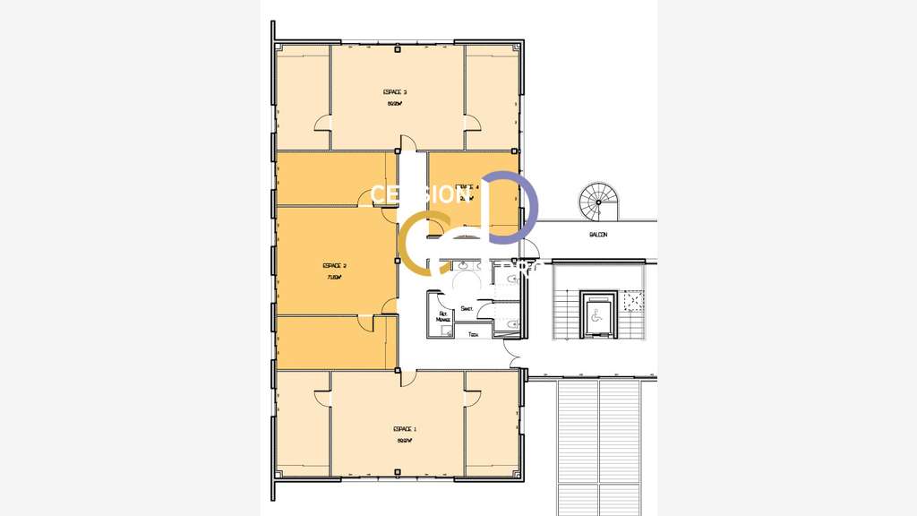 Vente bureaux ou open space de 275m² à Nîmes