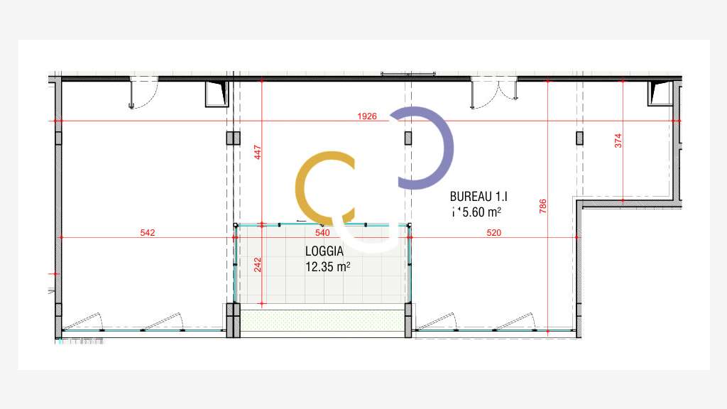 Bureaux neufs premium 129m² à vendre sur Nîmes