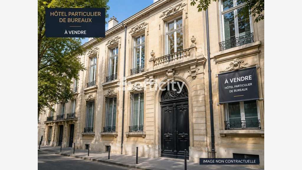 Vente bureaux dans hôtel particulier à Paris 17e