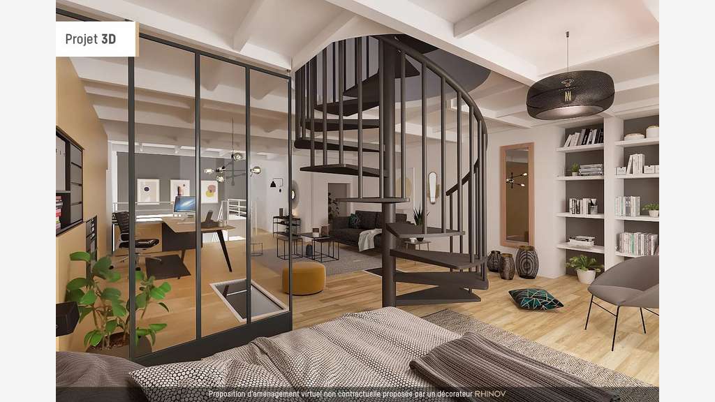 Loft atypique à usage de local (mixte possible), 1