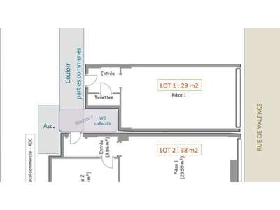 Vente Bureaux à Paris 5e
