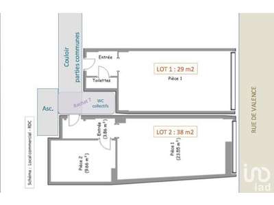 Vente Bureaux à Paris 5e