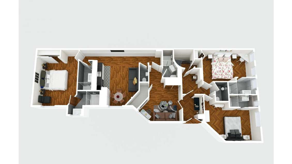 AV bureaux traversants 130m² Paris 7 av de Suffren