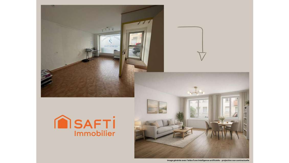 Vente local 28m² route de Pont-l’Abbé à Quimper