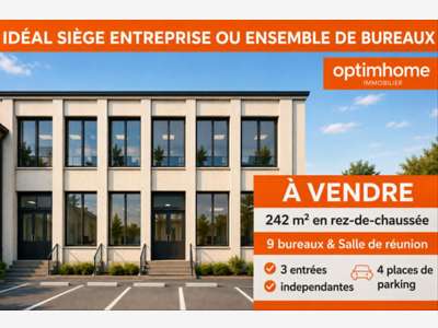 Vente bureaux 241m² en centre-ville de Redon