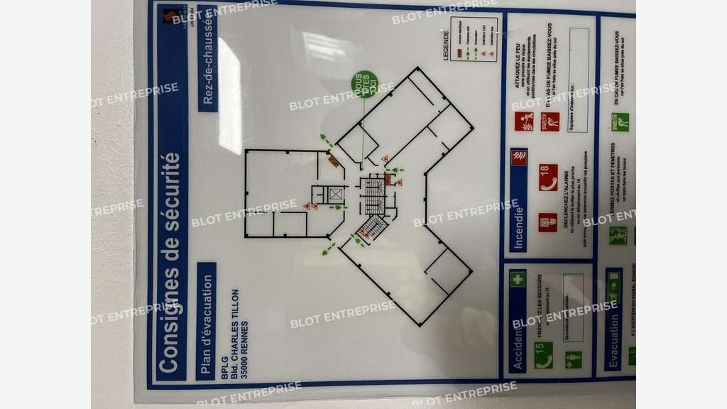 A vendre bureaux 187m² R+3 à Rennes