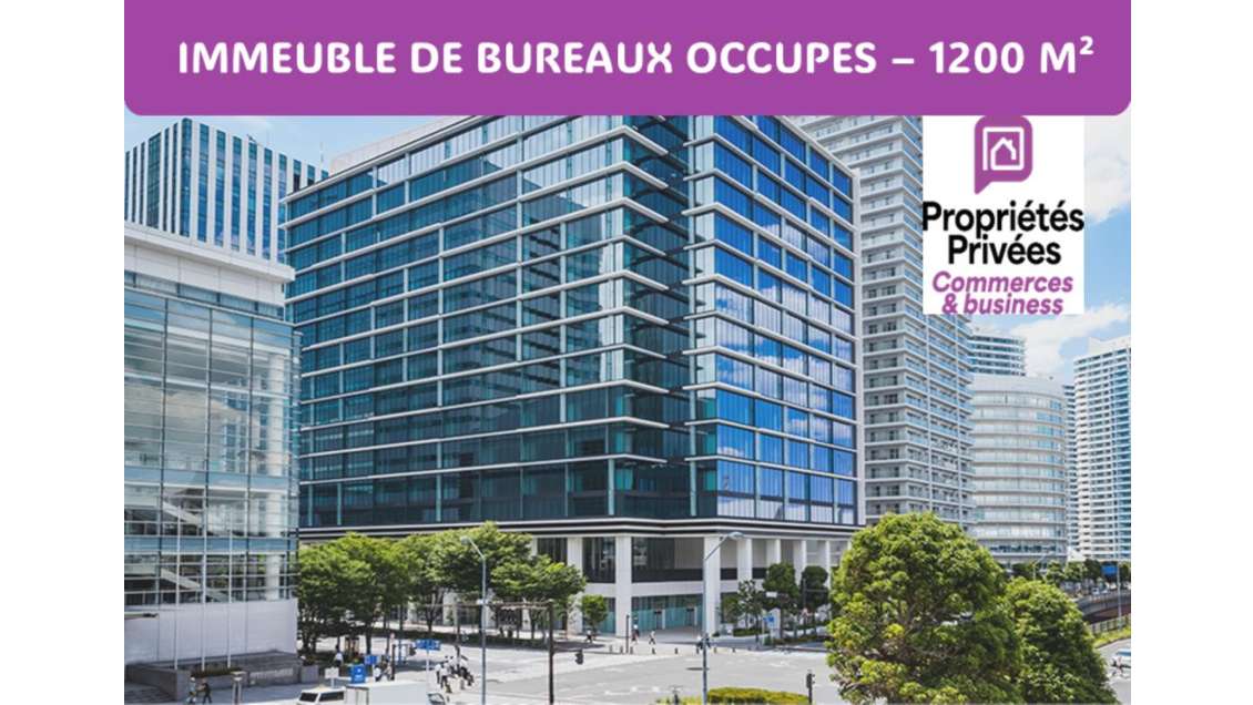 AV immeuble de bureaux 1200m² occupés à Rouen