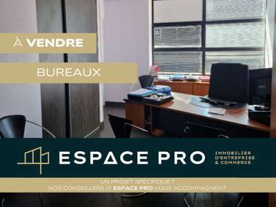 A vendre bureaux cloisonnés de 70m² Nord de Caen