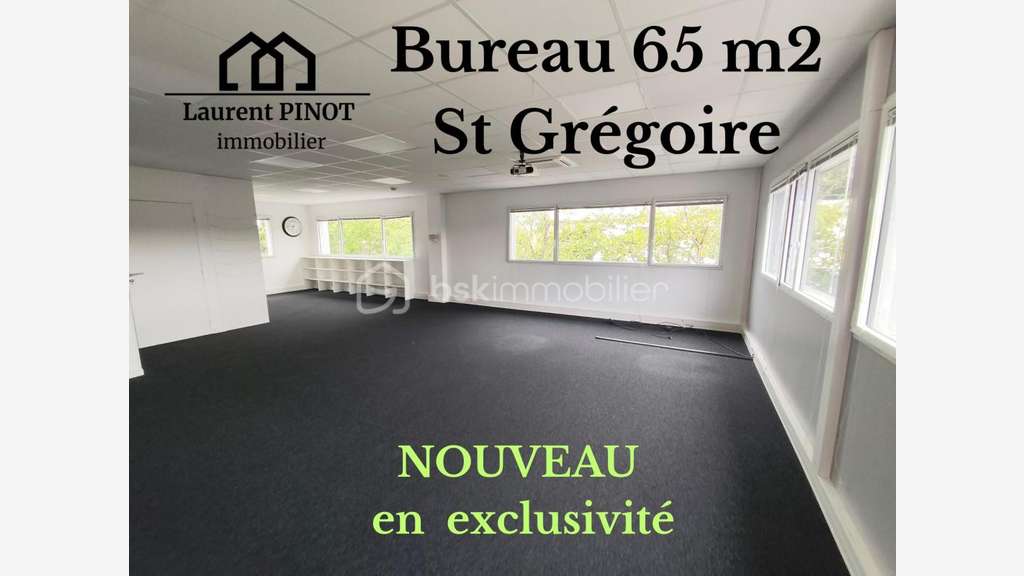 Vente bureaux 65m² Parc de Brocéliande St Grégoire
