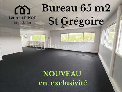 Vente bureaux 65m² Parc de Brocéliande St Grégoire