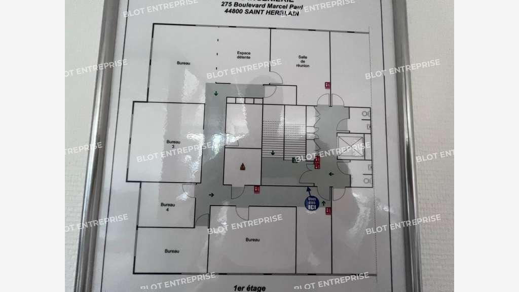 Vente bureaux 225m² R+1 parc tertiaire St-Herblain