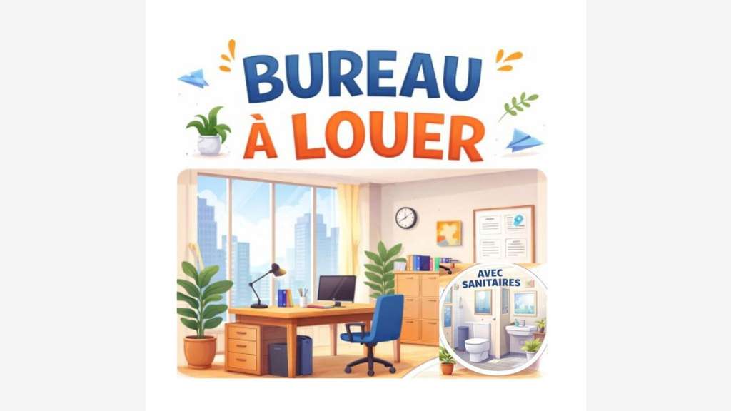 Bureau à louer avec parking sécurisé à Seiches